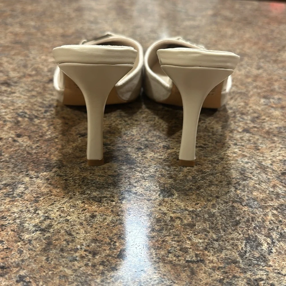 Lemonade Pointed Stiletto High Heel Slip On Beige Womens Size 6.5 - Picture 7 of 11